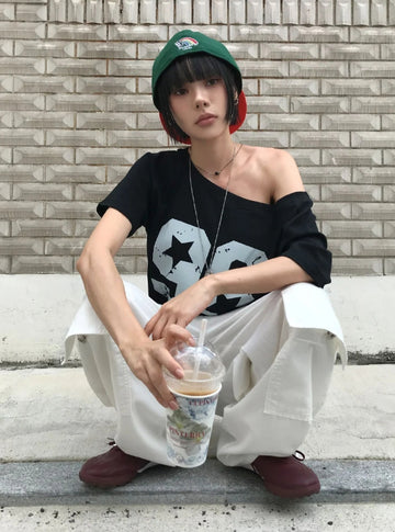 NO.96 OFF-SHOULDER TEE